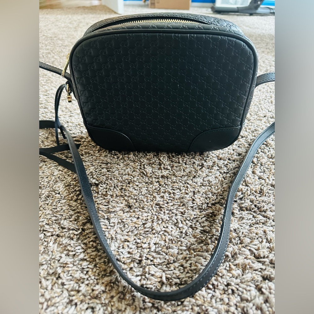 Gucci GG Microguccissima Leather Bree Camera Bag
